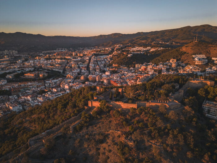 drone-gibralfaro-paysage