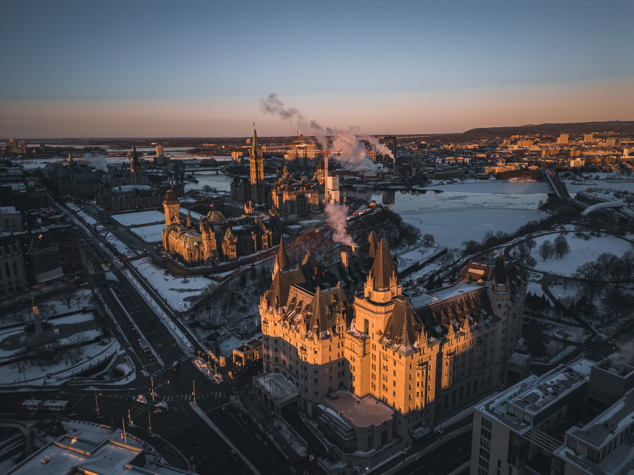 drone-chateau-laurier-ottawa