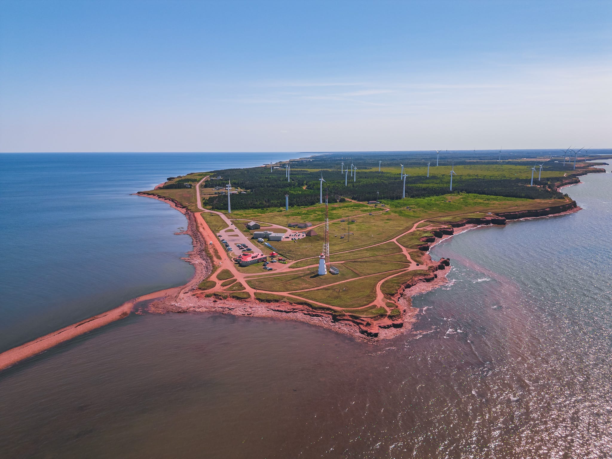 north-cape-lighthouse-drone-prince-edward-island