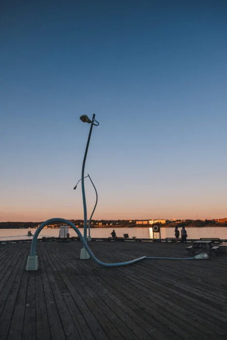 halifax-waterfront-oeuvre-art-lampadaire