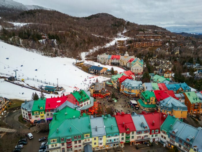village-tremblant-drone
