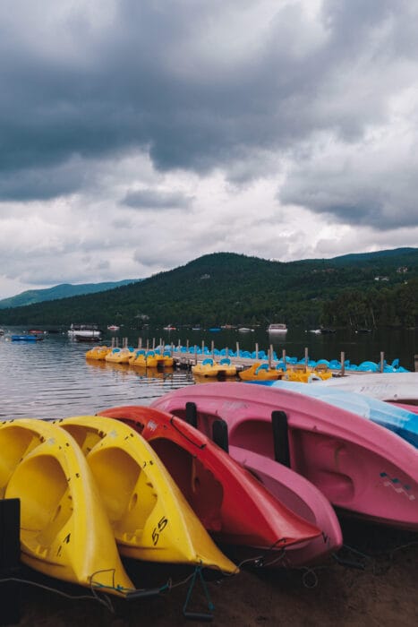 kayak-pedalo-lac-tremblant